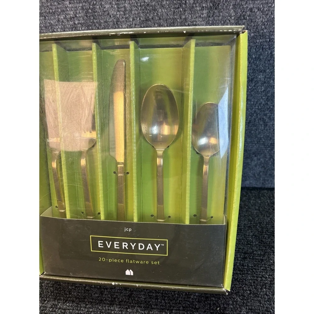 Oneida Allay Champagne 20 Pc Flatware Set from JCP~IOB
